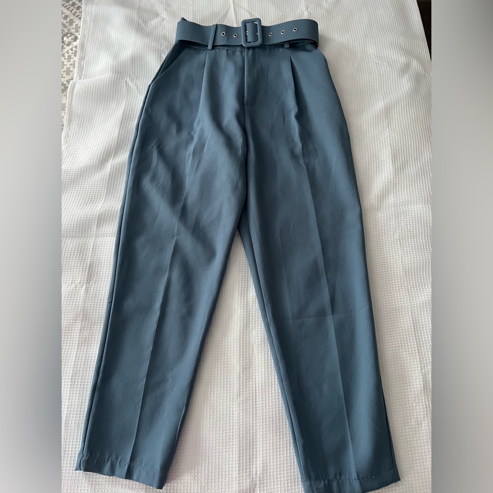 Women blue pants